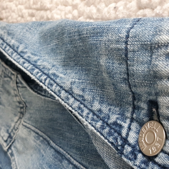 Madewell Distressed Jean Overalls - Picture 16 of 17